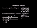 Stem and Leaf Diagram Techniques