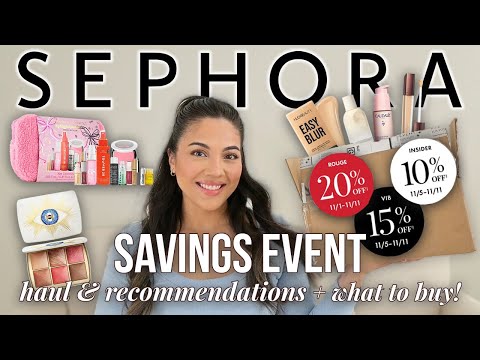 SEPHORA SAVINGS EVENT 2024 | haul, what to buy, must have viral makeup, skincare, fragrances