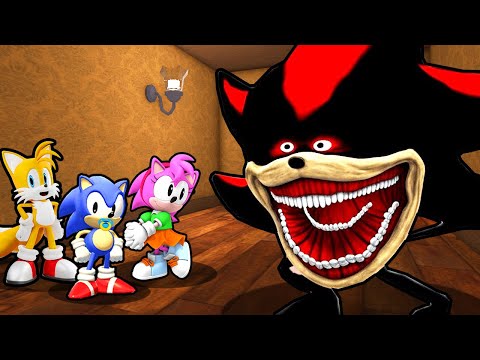 BABY SONIC FAMILY VS SHIN SHADOW SONIC TAPES IN ROBLOX