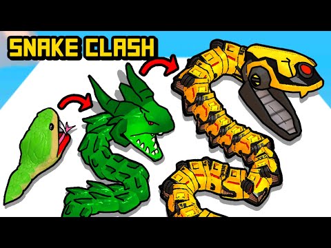 งูหุ่นยนต์จักรกลแห่งโลกอนาคต!! | Snake Clash #11 [ เกมส์มือถือ ]