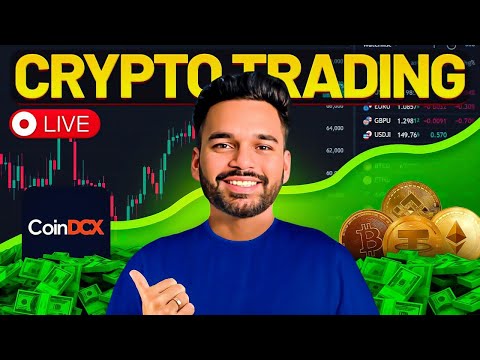 Crypto Currency Live Trading Session- Coin DCX