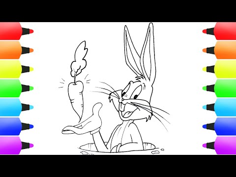 How to Draw BUGS BUNNY | Easy Drawing Tutorial