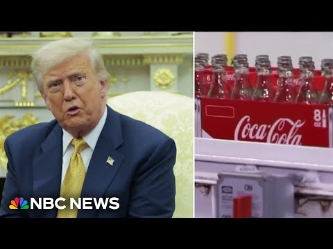 Trump says Coca-Cola will use real cane sugar in U.S. products