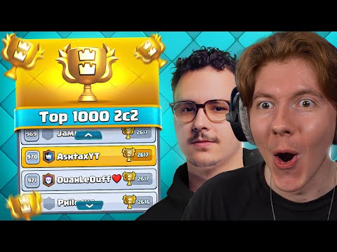 J'ai atteint le TOP 1000 MONDE en 2c2 avec @OuahLeouff !!!