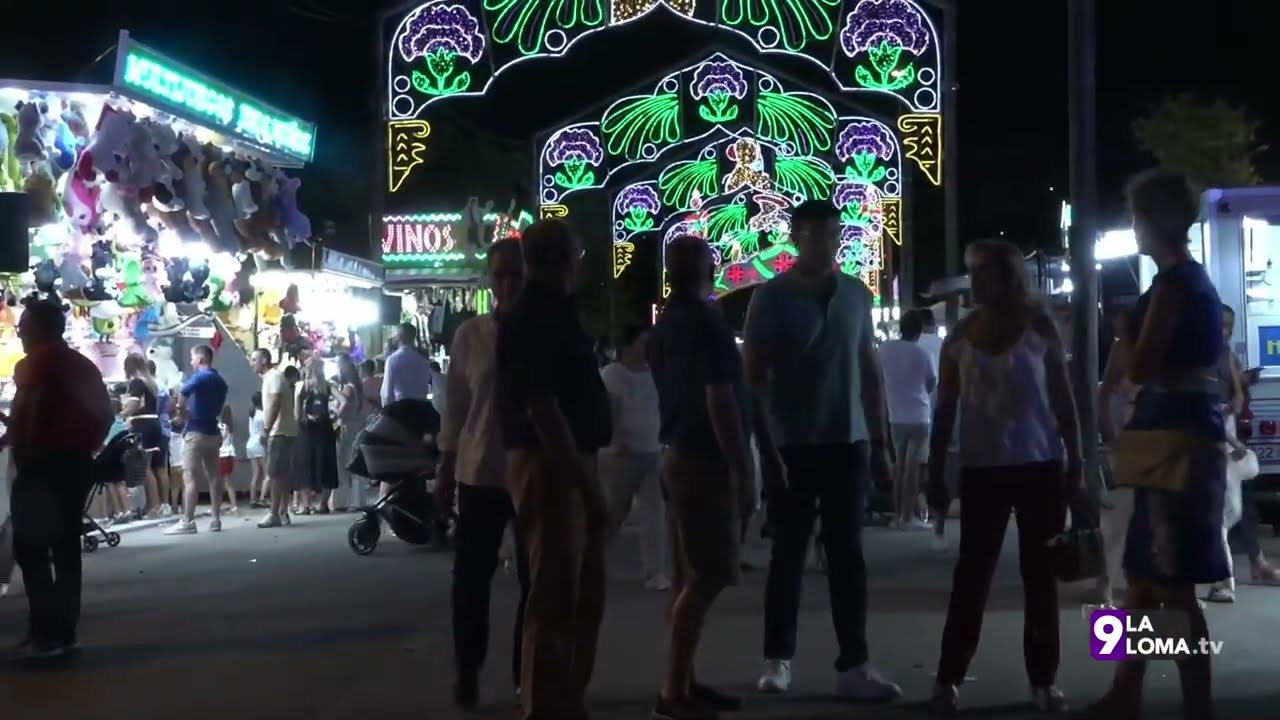 Feria de Baeza 2025 · Ambiente feria de noche 4