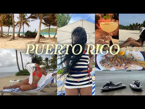 PUERTO RICO VLOG! LUXURY RESORT + JET SKIS + PRIVATE ISLAND + BOHO BRAIDS + RELAXING ON BEACH +MORE!