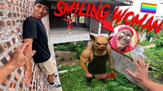 ESCAPING SMILING WOMAN 38.0 | Parkour Pov Horror Film| By B2F Viet Nam