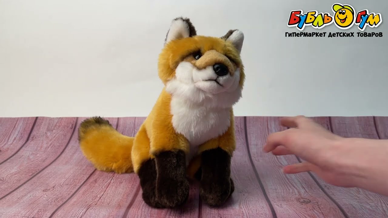 Игрушка мягкая Лиса - видео
