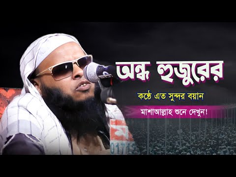 অন্ধ হুজুরের কন্ঠে এত সুন্দর বয়ান শুনে দেখুন ভালো লাগবে