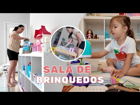 ORGANIZE E BRINQUE COMA GENTE NA SALA DE BRINQUEDOS!