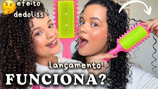 Escova Flex Fita Curls da Ricca FUNCIONA? Alta definição dedoliss? Resenha SINCERA do lançamento!