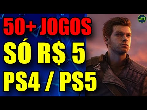 CORRE !! PROMOÇÃO MAIS DE 50 JOGOS SÓ 5 REAIS NO PS4 E PS5 NO PRIMEIRO MÊS !!!