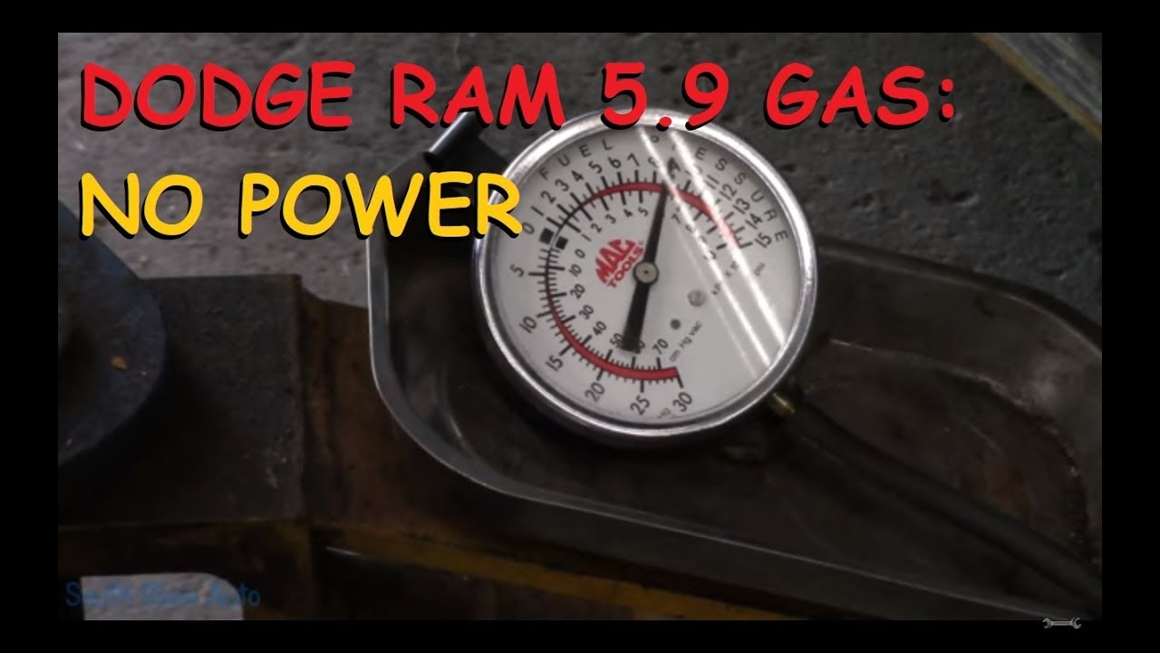 Dodge Ram 5. 9 Gas: No Power, Engine Bogs Down