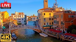  4K Live Cam of Ponte delle Guglie Venice - View from Hotel Filù Venezia  - Live stream ライブカメラ
