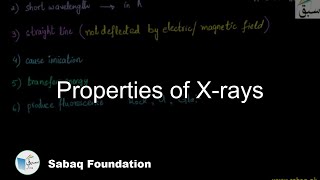 Properties of X-rays
