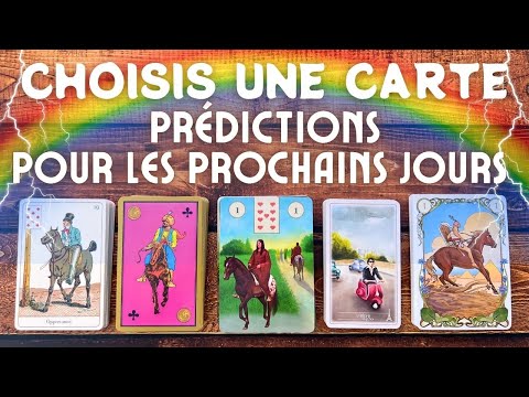 PRÉDICTIONS POUR LES PROCHAINS JOURS ⚡️ 5 CHOIX 🔮 INTEMPOREL