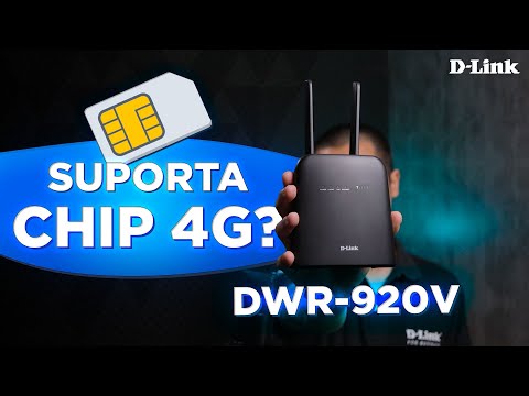 ROTEADOR com entrada para CHIP 3G ou 4G! DWR-920V