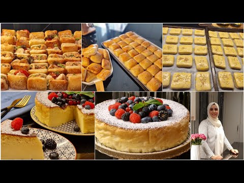 💫تشيز كيك  ساهل وناااجح 🥰بعجين واحد حضري مملحات  ب 3حشوات غادة تعطيكم 50 قطعة