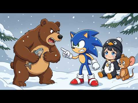 Bear Took Gugugaga’s Fish… They Needed Help to Get It Back 💔| Gugugaga Penguin Stories