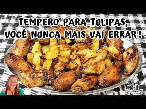 TEMPERO PARA 1 KG DE TULIPAS DE FRANGO NA MEDIDA CERTA / VOCÊ NUNCA MAIS VAI ERRAR NO SEU TEMPERO