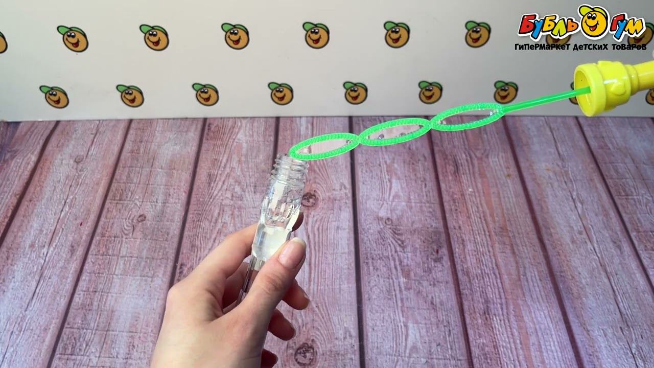 Пузыри мыльные Зонтик 24см 40мл в ассортименте  - видео