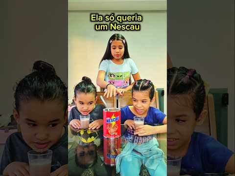 Ela só queria um nescau