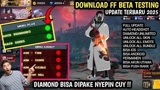MANTAP CUY 😎 Aku Nyobain Download FF Beta Testing Update Terbaru yang Diamond nya bisa dipake ‼️