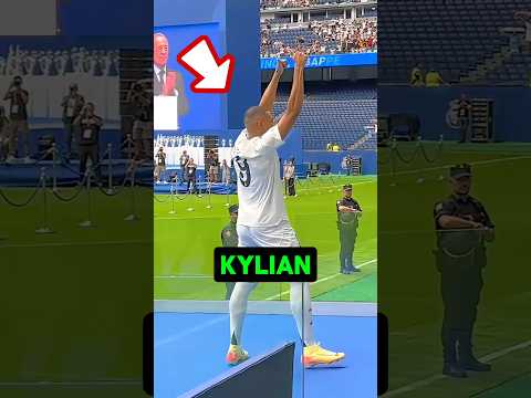 Por qué Killian Mbappé no quiso hacer ningún malabarismo durante su presentación en el Real Madrid 😱