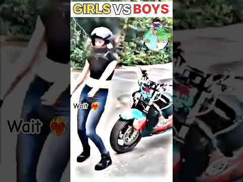 GIRLS_VS_BOYS_BIKE_STUNTS_❤️‍🔥___#bikes🏍#rider_#yamaha_#bajaj_#thar_#mt09_#shorts_#675ss_#Yamahar9_#