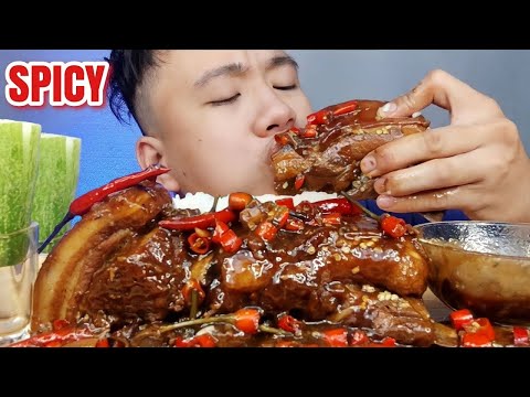 PORK ADOBO MUKBANG | Pork Mukbang | Adobo Mukbang | Mukbang | Mukbanger | Asmr | Eating | Food |Pork