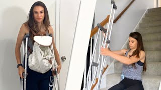 Tips for Living with Crutches after Surgery!
