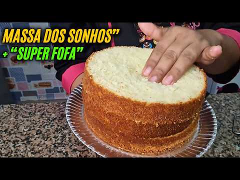 ✅ Massa dos Sonhos Bolo Alto e Super Fofinho em Minutos!