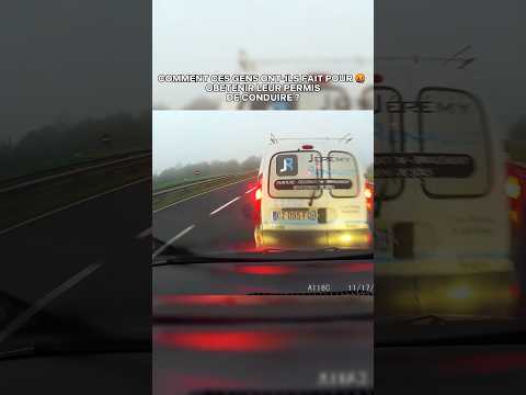 De quelle façon c'est gens ont-ils obtenu leur permis de conduire ? 🤬 #dashcam #france #route