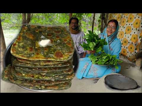 পালং শাকের পরোটা রেসিপি একবার এইভাবে বাড়িতে বানিয়ে দেখুন | Palong Shak Paratha Recipe |