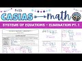 Solving Systems of Linear Equations with Elimination Method