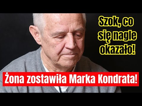 Żona zostawiła Marka Kondrata!  Nie do wiary, co nagle ujawniła!