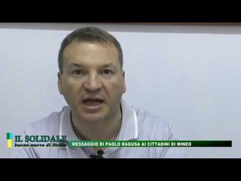 Video: Messaggio di Paolo Ragusa ai cittadini di Mineo
