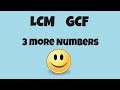 Understanding LCM and GCF
