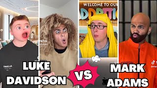LUKE DAVIDSON vs MARK ADAMS TIKTOK SKITS | TOP TIKTOK COMEDY BATTLE [ PART 2 ]