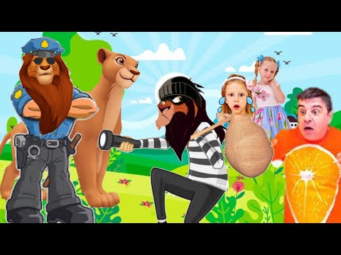 حدوته الأسد سيمبا و سكار خطف  ناستيا | حواديت حيوانات للاطفال قبل النوم | قصص اطفال