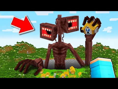 SIREN HEAD zerstört MEINE WELT in Minecraft!