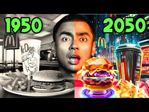 EATING 100 YEARS OF MCDONALDS!!!