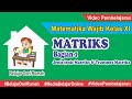 Matrix Properties and Operations