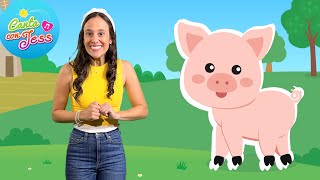 Old McDonald Had a Farm in Spanish! (El Viejo MacDonald Tenia Una Granja) | Action Song for Kids