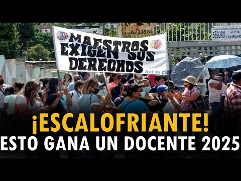 ¡ESCALOFRIANTE! ESTO GANA UN DOCENTE EN VENEZUELA ¿COMO SOBREVIVEN?