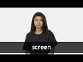 Understanding Screen Concepts