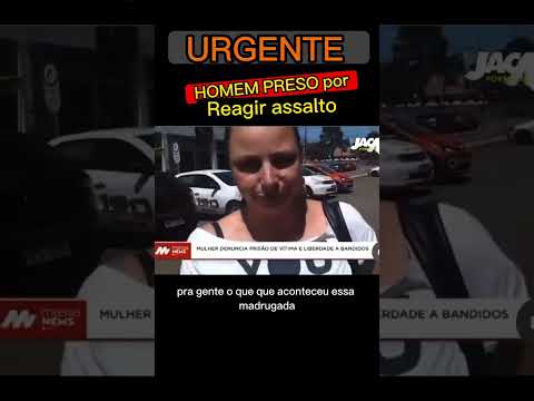 Pai de família preso por reagir assalto