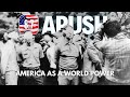 Exploring America's Rise as a World Power
