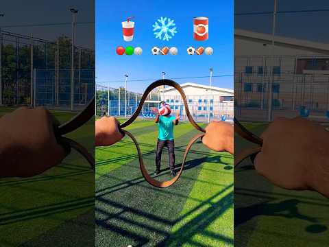 Ball Catch Test with Belt! | Sauce, snow & Soda Challenge #viral #shorts #challenges