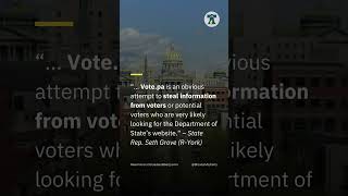 Is your voter data safe? Political website tricking new registrants | Read more: Broad + Liberty ⚡🔔